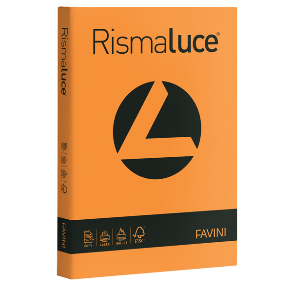 Cartoncini colorati Rismaluce Favini A3 - 140 g/m² - Arancio - 29,7x42 cm (200 fogli)-0 - Loveoffice