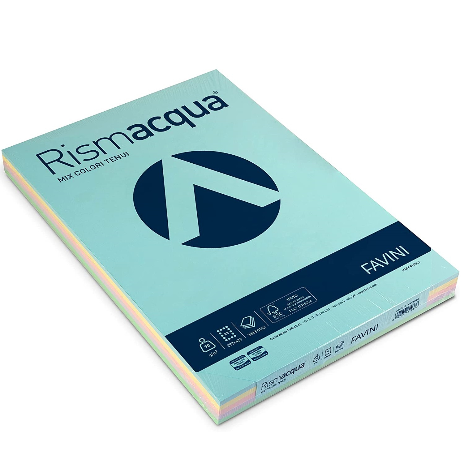 risme cartoncini colorati assortiti da 300 - Loveoffice