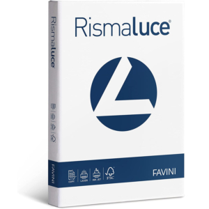 Carta per stampante - Risma carta A4 - Rismaluce Bianco Favini - 100 g/m² (300 fogli)-0