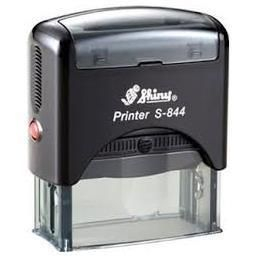 Timbro autoinchiostrante Shiny S-844 - 58x22mm - Max 7 righe - Personalizzato-0