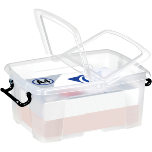 Contenitore con coperchio Smart Box Strata - 40x29,5x18,3 cm - 12 litri - HW671