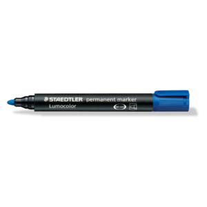 Pennarello indelebile Blu Lumocolor® Permanent Staedtler - tonda - 2 mm