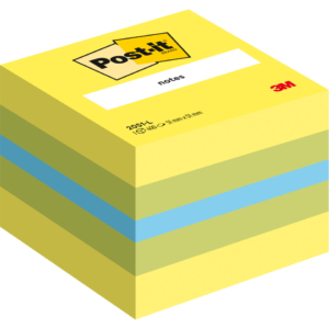 Foglietti riposizionabili Post-it® Minicubo - 51x51 mm - Giallo - 2051-L (cubo da 400 foglietti)
