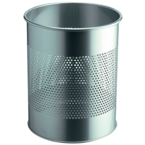 Cestino in metallo perforato Durable - Argento - 15 litri - 3310-23
