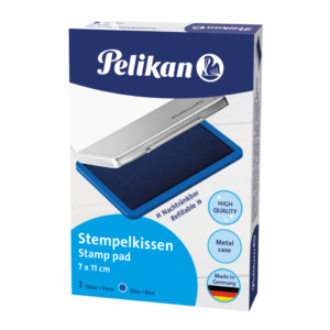 Cuscinetto inchiostrato per timbri Pelikan Blu - n° 2 - 7x11 cm - 0BEB13