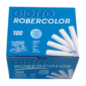 Gessetti Robercolor GIOTTO - 80 mm - Bianco (conf.100)