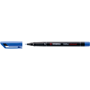 Stabilo Pennarello indelebile Blu - Stabilo OHPen Universal - superfine - 0,4 mm
