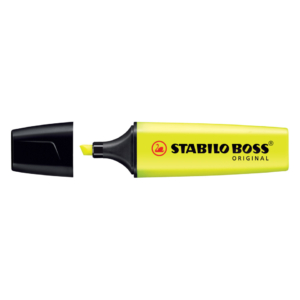 Evidenziatore Stabilo Boss Original - Giallo - 2-5 mm