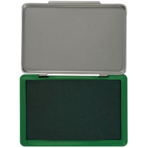 Cuscinetto per timbri Q-Connect 11x7 cm Verde KF25210