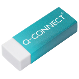 Gomma per matite Bianche Q-Connect 60x21x11 mm KF00236