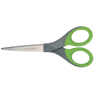 Forbici universali Q-Connect Elite Softgrip Grigio/Verde 18 cm E-30370 IA