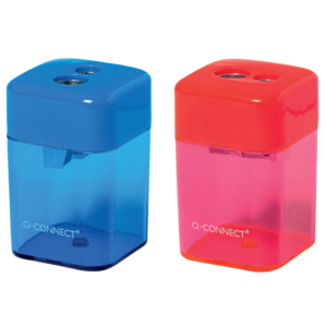 Temperamatite due fori Q-Connect 8 e 10 mm Colori Assortiti KF00593