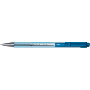 Penna a sfera a scatto BPS Matic Pilot - Blu - 0,7 mm