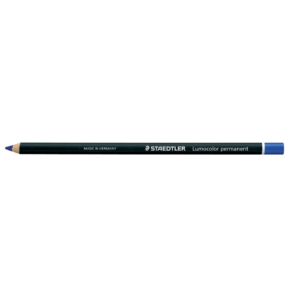 Matita vetrografica Lumocolor® Permanent Glasochrom Staedtler - Blu - tonda - tratto 1-4 mm