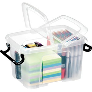 Contenitore con coperchio Smart Box Strata - 30x22,5x18,2 cm - 6 litri - HW670