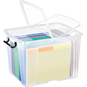 Contenitore con coperchio Smart Box Strata - 50x39,5x32,9 cm - 40 litri - HW674