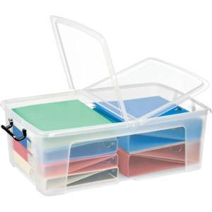 Contenitore con coperchio Smart Box Strata - 70x45x24,1 cm - 50 litri - HW675