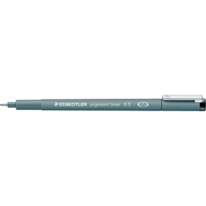 Fineliner a punta graduata pigment liner Staedtler Nero - 0,5 mm