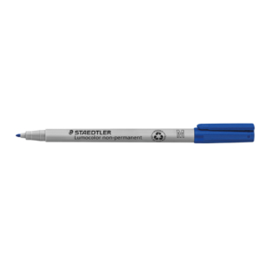 Pennarelli a punta sintetica Staedtler Lumocolor® - Tratto M - non-permanente 315 1 mm Blu - 315-3