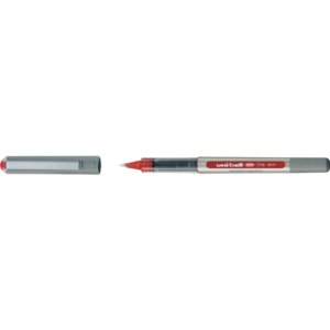 Penna Roller inchiostro liquido con cappuccio Blu Uni-Ball Eye Fine Rosso - 0,7 mm - Punta M - UB157 R