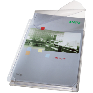 Buste in PVC con lembo superiore Esselte A4 Trasparenti - goffrato (conf.5)