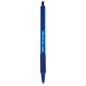 Penne a sfera a scatto Soft Feel clic Bic - Blu - 1 mm (conf.12)