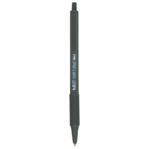 Penne a sfera a scatto Soft Feel clic Bic - Nero - 1 mm (conf.12)