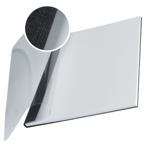 Cartelline trasparenti per rilegatura A4 con fronte Trasparente Esselte in PPL - 36-70 fogli - Nero Antracite - 73990095 (conf.10)