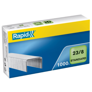 Punti per alti spessori Rapid - Punti metallici 23/8 - 10-50 fogli - 24869200 (conf.1000)