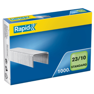 Punti per alti spessori Rapid - Punti metallici 23/10 - 40-70 fogli (conf.1000)