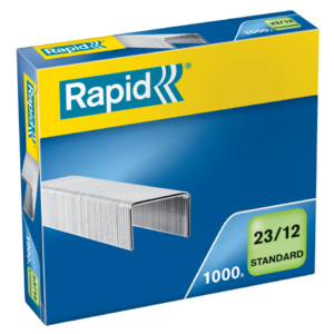 Punti per alti spessori Rapid - Punti metallici 23/12 - 24869400 (conf.1000)