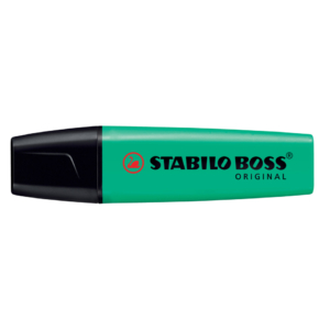 Evidenziatore Stabilo Boss Original - turchese - 2-5 mm