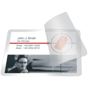 Pouches per plastificazione a freddo Q-Connect Trasparente 6,6x10,0 cm - 200/100µm (conf.10)