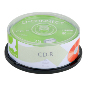 CD-R Q-Connect Cake 25 700 MB 80 min 52x - KF00420 (conf.25)