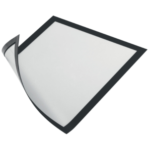 Cornice magnetica Durable - A4 - 25x0,45x32,5 cm - porta avvisi - Nero - 4869-01 (conf.5)