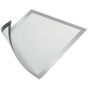 Cornice magnetica Durable - A4 - 25x0,45x32,5 cm - porta avvisi - Argento metallizzato - 4869-23 (conf.5)