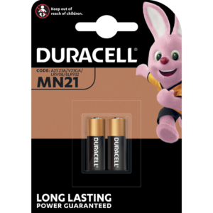 Batterie alcaline specialistiche Duracell MN21 12 v MN21 - apricancello/macchina - DU25 (conf.2)