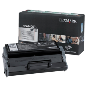 Originale Lexmark 12A7405 Toner alta resa return program Nero