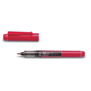 Penna punta in fibra V Signpen Pilot - Rosso - 2 mm