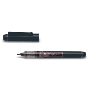 Penna punta in fibra V Signpen Pilot - Nero - 2 mm