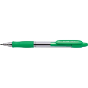 Penna a sfera a scatto Supergrip Pilot - 0,7 mm - Verde