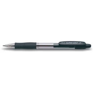 Penna a sfera a scatto Supergrip Pilot - 0,7 mm - Nero