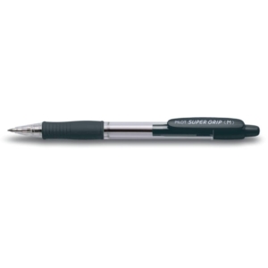 Penna a sfera a scatto Supergrip Pilot - 1 mm - Nero