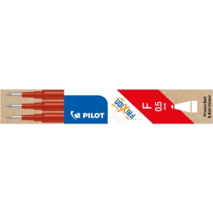 Refill sfera Pilot Pilot Frixion Ball 0,5 mm Rosso 6572 (Set 3)