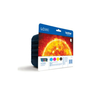 Cartucce originali Brother LC-980VALBP Ink-jet blister SERIE 980 Nero+Ciano+Magenta+Giallo (conf.4)