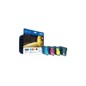 Cartucce Originali Brother LC-1100VALBP Ink-jet SERIE 1100 - Nero+Ciano+Magenta+Giallo (conf.4)