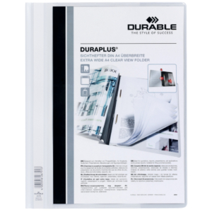 Cartellina ad aghi DURABLE DURAPLUS® A4 Bianco 257902