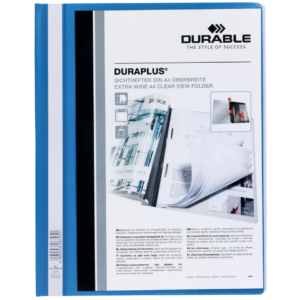 Cartellina ad aghi DURABLE DURAPLUS® A4 Azzurro 257906