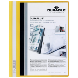 Cartellina ad aghi DURABLE DURAPLUS® A4 Giallo 257904