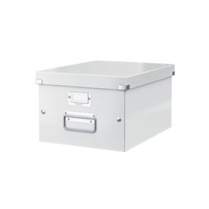 Scatola Archivio A4 media Bianca Click & Store Leitz - 28x20x37 cm